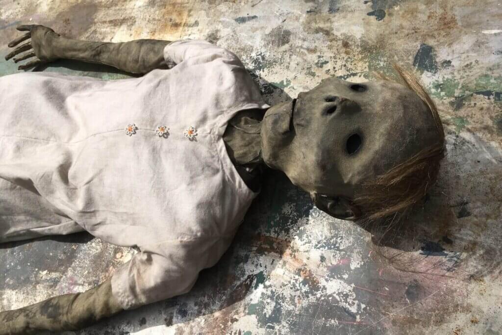 mummified puppet